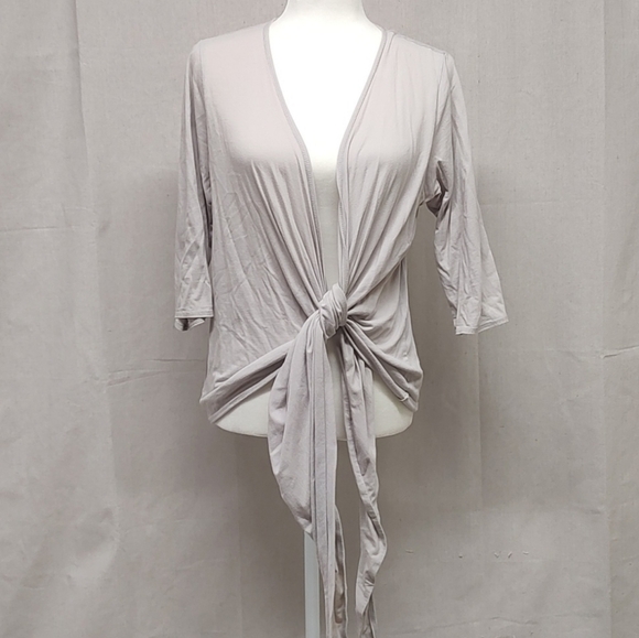 Women's Tie-Front Cardigan - Picture 3 of 8